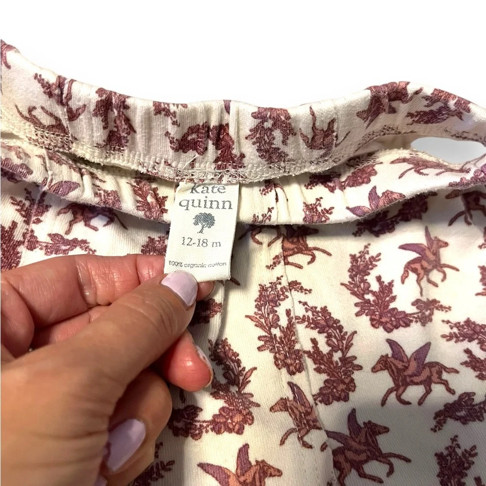 Kate Quinn Organic Flying Horses Baby Pants Soft Bamboo Feel 12-18M